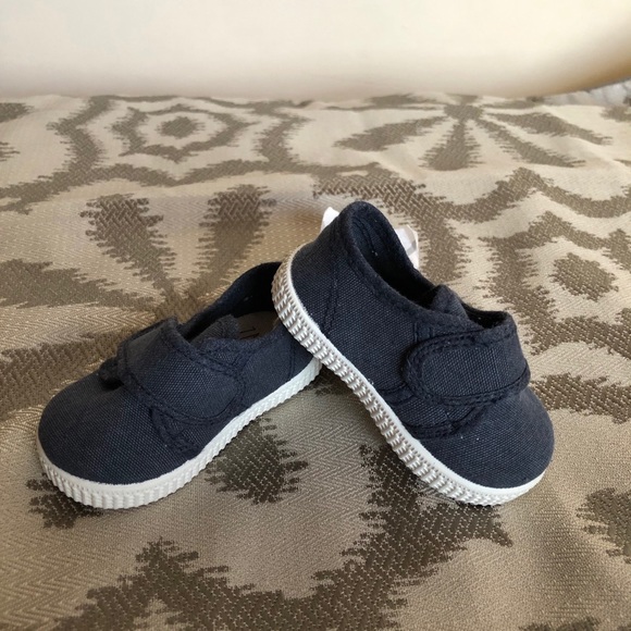 ZARA MINI BABY BLUE SNEAKERS Sz 1-1.5/3-6MONTH - Picture 4 of 11